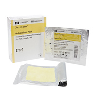 Xeroform Occlusive Cardinal 8884433500-Xeroform Occlusive Xeroform Petrolatum Impregnated Dressing, 4 x 4 in (CS/150)