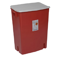 SharpSafety Cardinal 8930SA-SharpSafety Perfusion Waste Container, 30 gal, 27-1/2 x 15-1/4 x 21-1/4 in (EA/1)