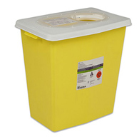 Cardinal 8939 SharpSafety Chemotherapy Waste Container, 18 gal, 26 x 12-3/4 x 18-1/4 in (EA/1)