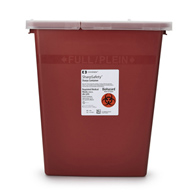 Cardinal 8980 SharpSafety Sharps Container, 8 gal, 17-1/2 x 15-1/2 x 11 in (CS)