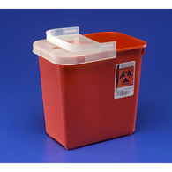 Cardinal 8990SA SharpSafety Sharps Container, 2 gal, 10 x 10-1/2 x 7-1/4 in (CS)