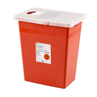 SharpSafety Cardinal 8998-SharpSafety Multi-purpose Sharps Container, 18 gal, 26 x 18-1/4 x 12-3/4 in (EA/1)