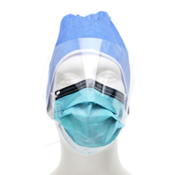 Cardinal Health Cardinal AT74631-Secure-Gard Procedure Mask with Eye Shield, Masks (BX)