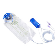 Kangaroo OMNI ENPlus Cardinal BSPFF-Enteral Feeding Pump Spike Set with Flush Bag Kangaroo OMNI ENPlus 1000 mL (EA/1)