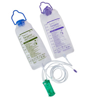 Kangaroo OMNI ENtelliSet Cardinal E10FFR-Enteral Feeding Pump Flush Bag Set Kangaroo OMNI ENtelliSet 1000 mL (EA/1)