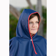 CareActive 9660-0-BLK Wheelchair Rain Poncho-Black