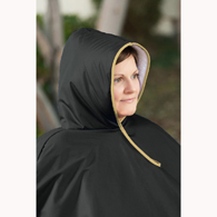 CareActive 9661-0-BLK Wheelchair Winter Poncho-Black