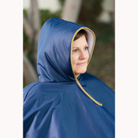 CareActive 9661-0-NAV Wheelchair Winter Poncho-Navy
