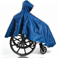 CareActive 9661-0-NAV Wheelchair Winter Poncho-Navy