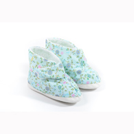 CareActive EBF1-3-BFL Ladies EdemaBoot-Large-Blue Floral