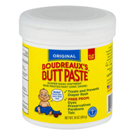 Boudreaux's Butt Paste C.B. Fleet 62103033306-Boudreaux's Butt Paste Diaper Rash Treatment 16 oz Jar, Moisturizers (EA/1)