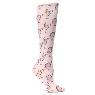 Celeste Stein Womens 18" Trouser Sock-D'feet Breast Cancer