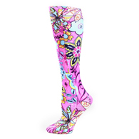 Celeste Stein Womens 18" Trouser Sock-Pink Delany