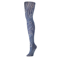 Celeste Stein Womens Tights-Regular-Denim Dotty
