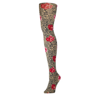 Celeste Stein Womens Tights-Regular-Tiger Rose