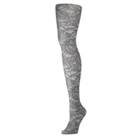 Celeste Stein Womens Tights-Regular-Grey Morning Lace