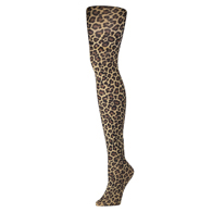 Celeste Stein Womens Tights-Regular-Hairy Leopard