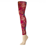 Celeste Stein Womens Leggings-Regular-Bright Vintage Floral