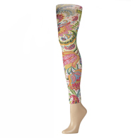 Celeste Stein Womens Leggings-Regular-Tropical Calypso