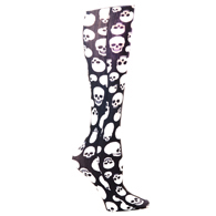 Celeste Stein Womens 10" Ankle Sock-Skull