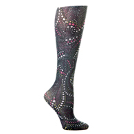 Celeste Stein Womens 10" Ankle Sock-Blacky