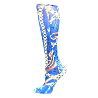 Celeste Stein Kids 15" Knee Sock-Blue Wild Link