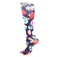 Celeste Stein Womens 8-15 mmHg Compression Sock-Fun City