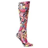 Celeste Stein Womens 15-20 mmHg Compression Sock-Bright Majik