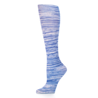 Celeste Stein Womens 15-20 mmHg Compression Sock-Denim Stripes