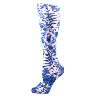 Celeste Stein Womens 8-15 mmHg Compression Sock-Navy Paris