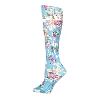 Celeste Stein Womens 15-20 mmHg Compression Sock-Turquoise Klara