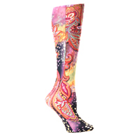 Celeste Stein Womens 8-15 mmHg Compression Sock-Queen-Multi Gogo