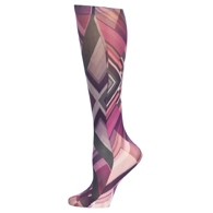 Celeste Stein Womens 15-20 mmHg Compression Sock-Queen-Purple Angelz