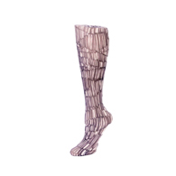 Celeste Stein Womens 15-20 mmHg Compression Sock-Queen-Pylon Black