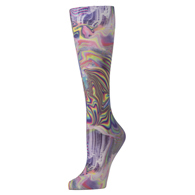 Celeste Stein 15-20 mmHg Compression Sock-Queen-Purple Oilescent