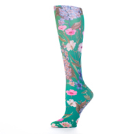 Celeste Stein Womens 20-30 mmHg Compression Sock-Queen-Green Marona