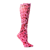Celeste Stein 20-30 mmHg Compression Sock-Queen-Sweetheart Roses