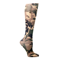 Celeste Stein Womens 20-30 mmHg Compression Sock-Queen-Regular-Camo