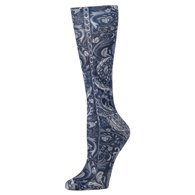 Celeste Stein Womens Compression Sock-Navy Versache