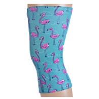 Celeste Stein Womens Light/Moderate Knee Support-Flamingos N Pearls