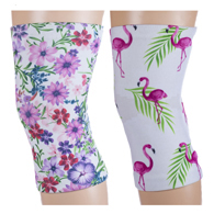 Celeste Stein Light/Moderate Knee Support Set-Ode & White Flamingos