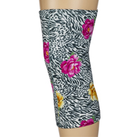 Celeste Stein Womens Light/Moderate Knee Support-Regular-Zebra Rose