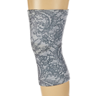 Celeste Stein Womens Light/Moderate Knee Support-Grey Morning Lace