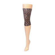 Celeste Stein Womens Light/Moderate Knee Support-Queen-Hairy Leopard
