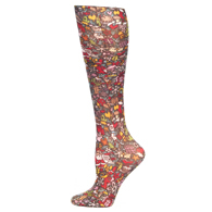 Celeste Stein Womens 20" Trouser Sock-Christmas Celebration
