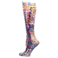 Celeste Stein Womens 20" Trouser Sock-Pastel Marakesh