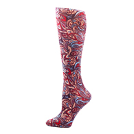 Celeste Stein Sock-Fall Paisley Brown