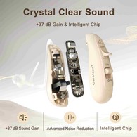 Ceretone CE-D12BT Solid Behind-the-Ear OTC Hearing Aids