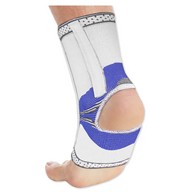 Champion 0063 Ankle Brace with Spiral Stays - White