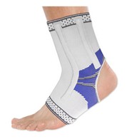 Champion 0063 Ankle Brace with Spiral Stays - White